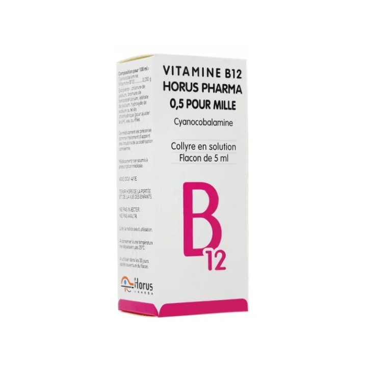 Vitamine B12 Allergan collyre adoucissant - Pharmacie IllicoPharma