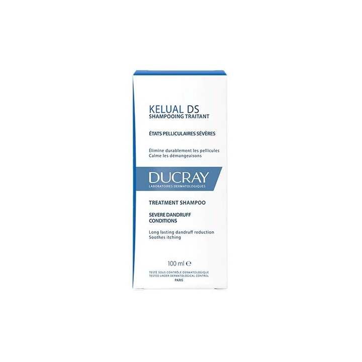 Kelual DS Shampooing Traitant 100ml - Ducray - Pellicules, démangeaisons - IllicoPharma