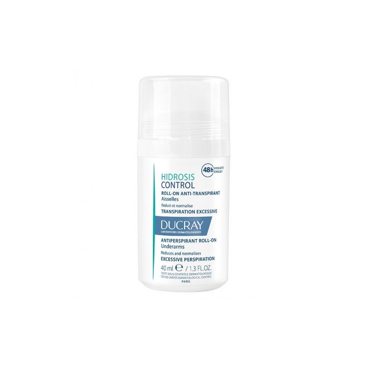 Hidrosis Control anti-transpirant aisselles - Roll-on 40ml - Ducray