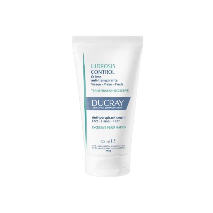 Hidrosis Control Crème Anti-transpirante visage, mains et pieds - 50ml - Ducray