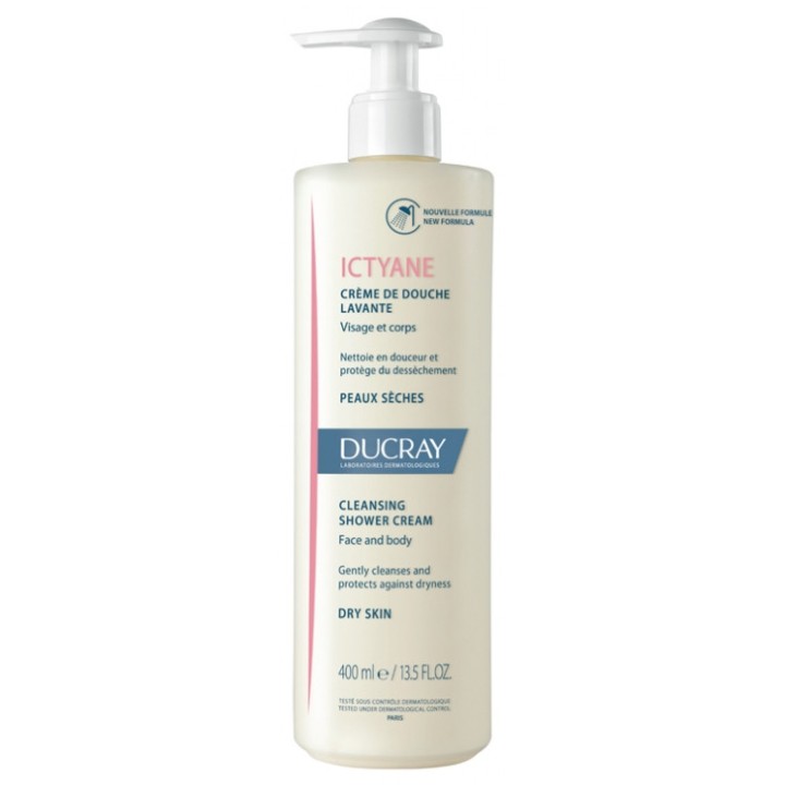 Ictyane Crème de douche lavante - 400ml - Ducray - IllicoPharma