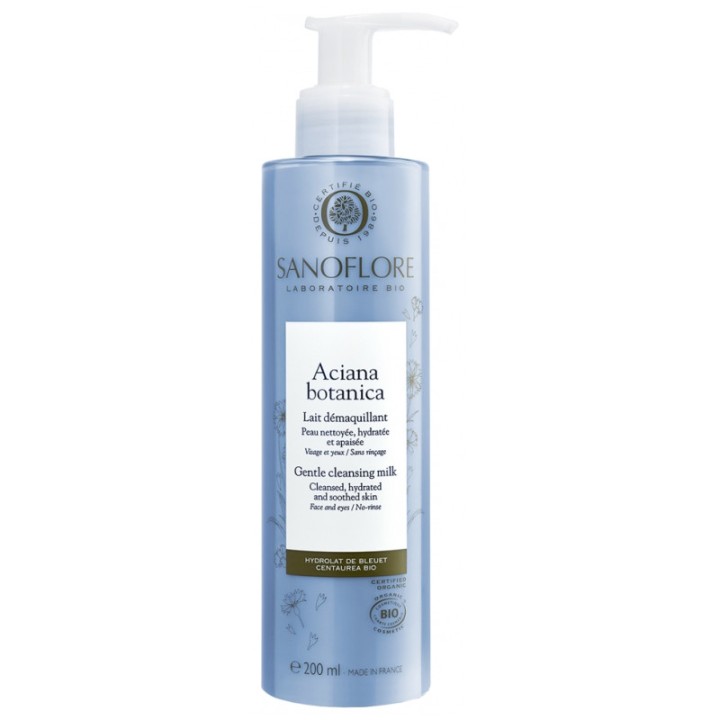 Lait démaquillant douceur Aciana botanica 200ml - Sanoflore