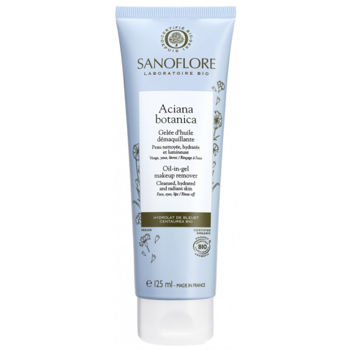 Gelée d’huile démaquillante Bio Aciana botanica 125ml - Sanoflore