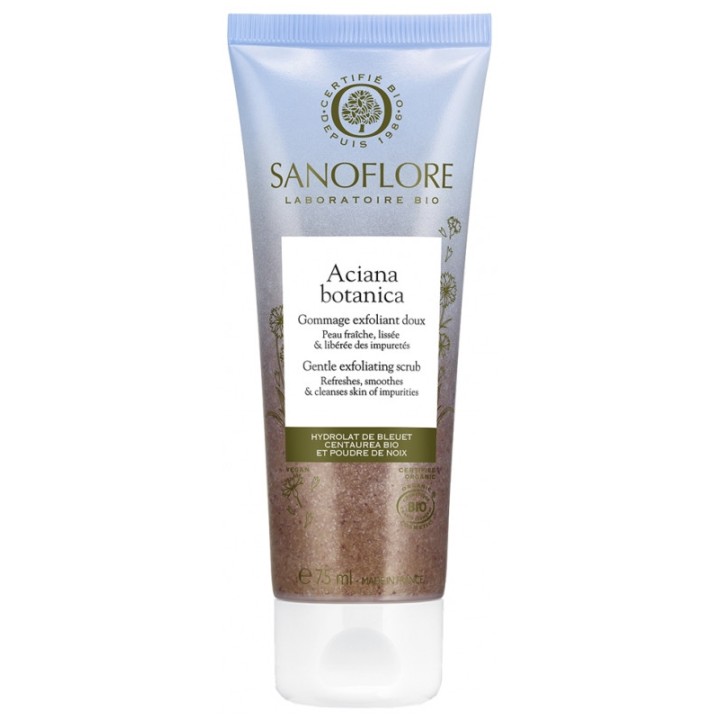 Aciana Botanica Gommage Exfoliant Doux Bio - 75ml - Sanoflore - IllicoPharma