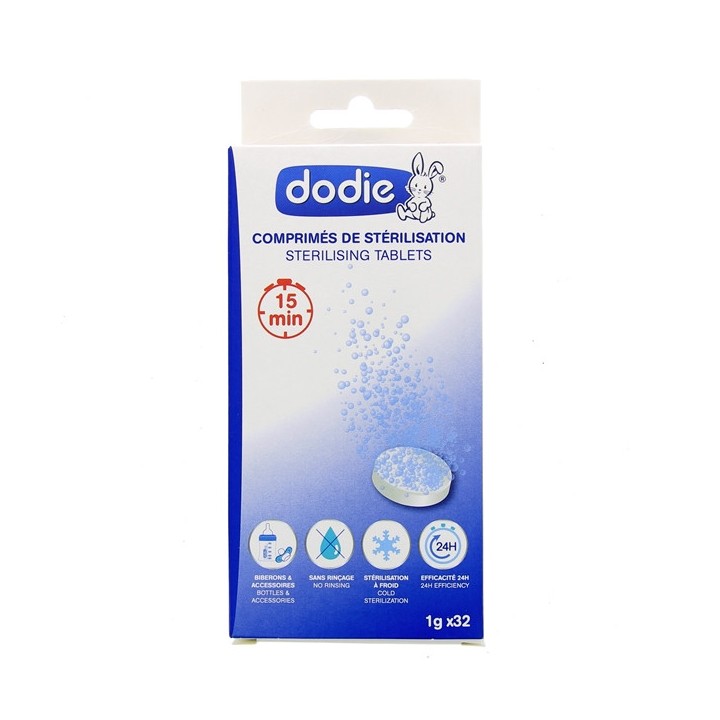 Comprimés de stérilisation - 32 comprimés - Dodie - IllicoPharma