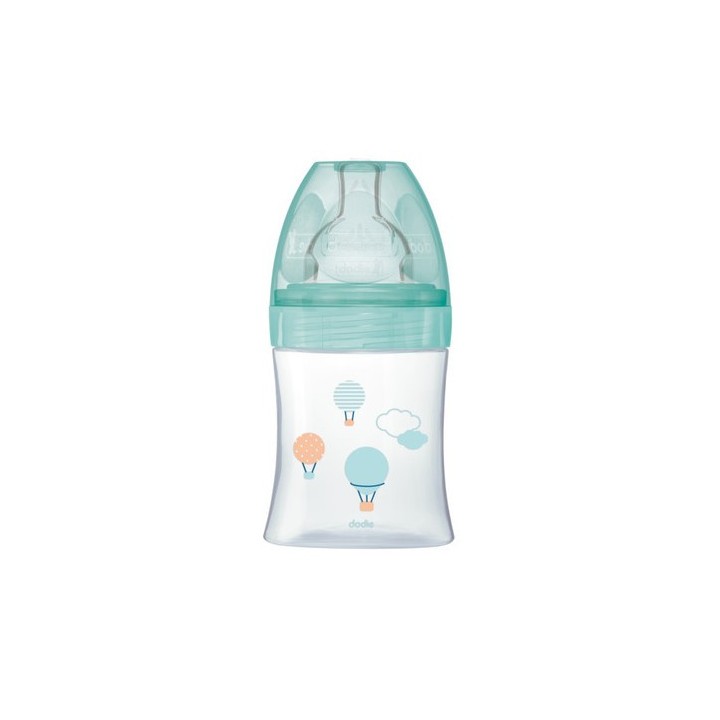Biberon anti-colique Tétine plate Débit 1 Air - 150ml - Dodie - IllicoPharma