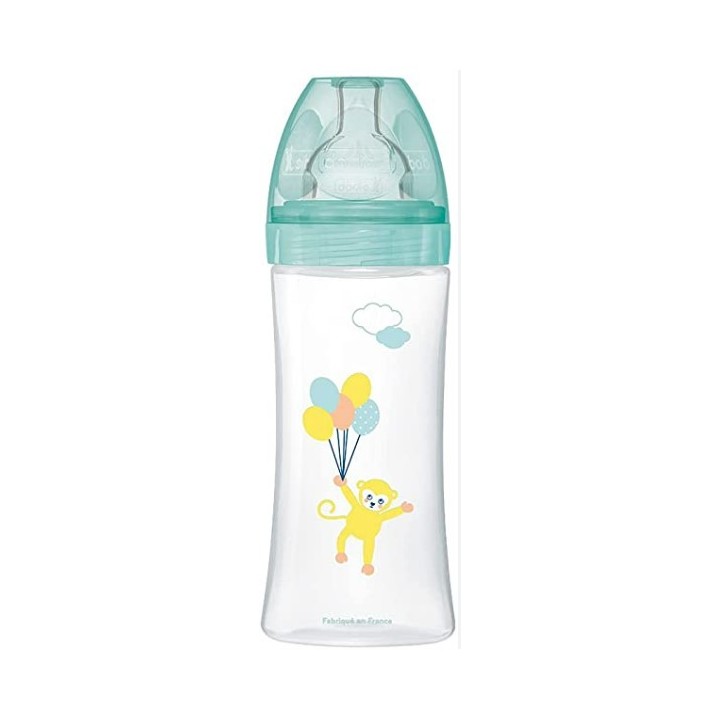 Biberon anti-colique Tétine plate Débit 3 Air - 330ml - Dodie - IllicoPharma
