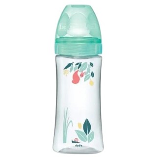 Biberon tétine ronde 3 vitesses débit 3 Vert Forêt - 330ml - Dodie - IllicoPharma