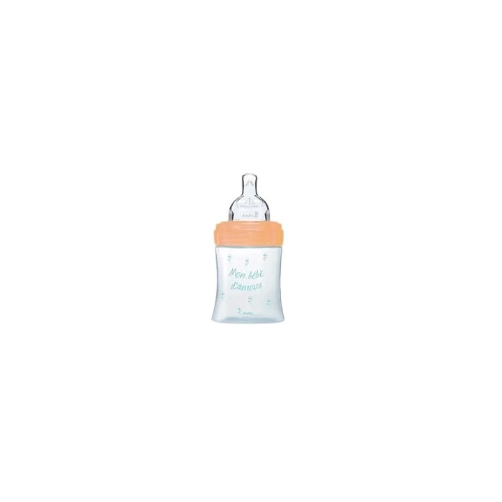 Biberon verre anti-colique Tétine plate Débit 1 Biche 150ml - Dodie - IllicoPharma