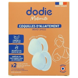 Coquilles d'allaitement - 2 coquilles - Maternité - Dodie - IllicoPharma