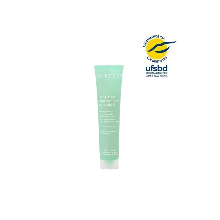 Dentifrice Soin Complet Menthe Bio 75ml - La Rosée - IllicoPharma