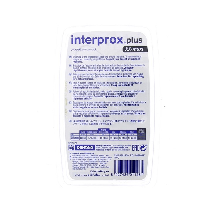 Interprox Plus XX-Maxi - 4 brossettes - Crinex - IllicoPharma