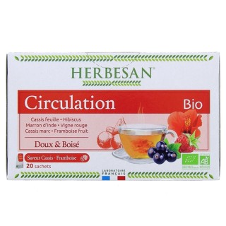 Infusion Circulation Bio - 20 sachets - Herbesan - IllicoPharma