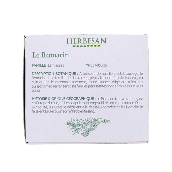 Infusion Romarin Bio - 20 sachets - Herbesan - IllicoPharma