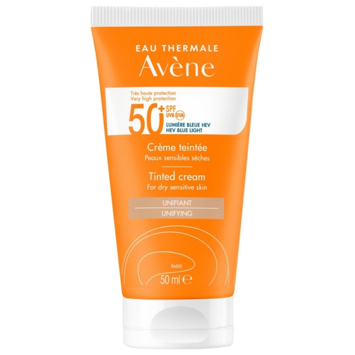 Avène Crème Solaire Teintée SPF50+ 50ml - Protection solaire - Pharmacie IllicoPharma