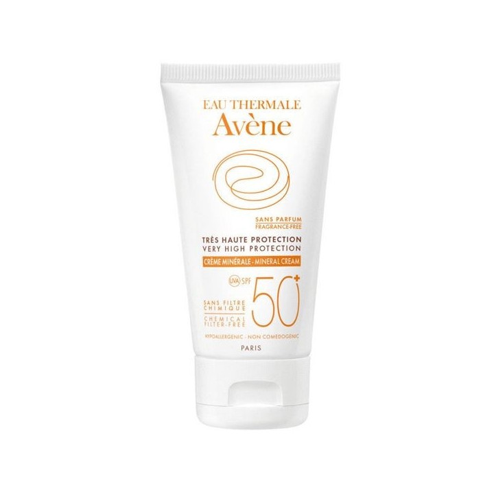 Crème Solaire Minérale SPF50+ 50ml - Avène - IllicoPharma