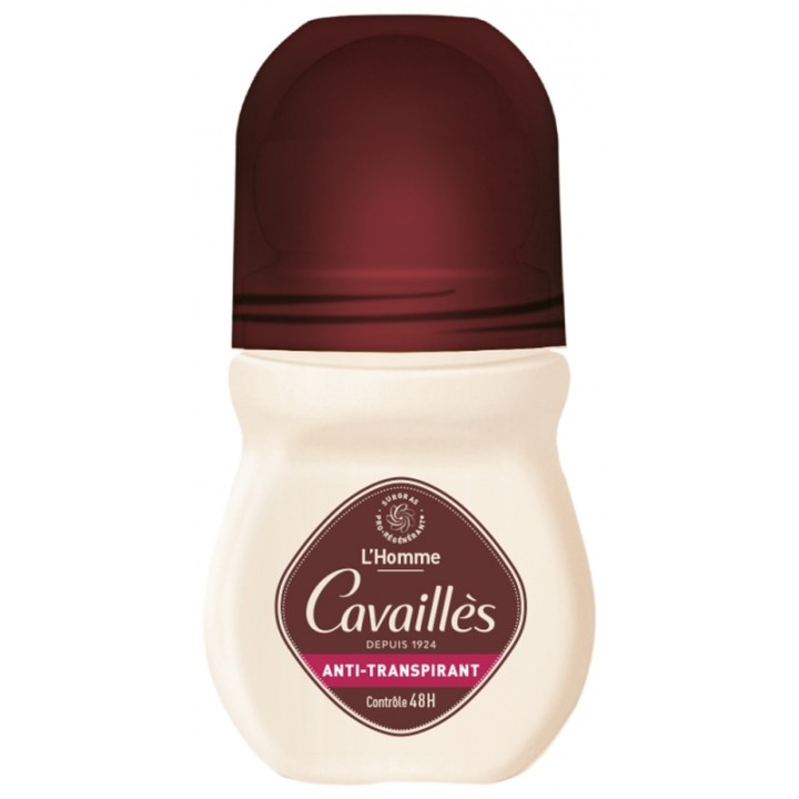 Anti-transpirant Roll-On Homme 48h 50ml - Cavaillès - IllicoPharma