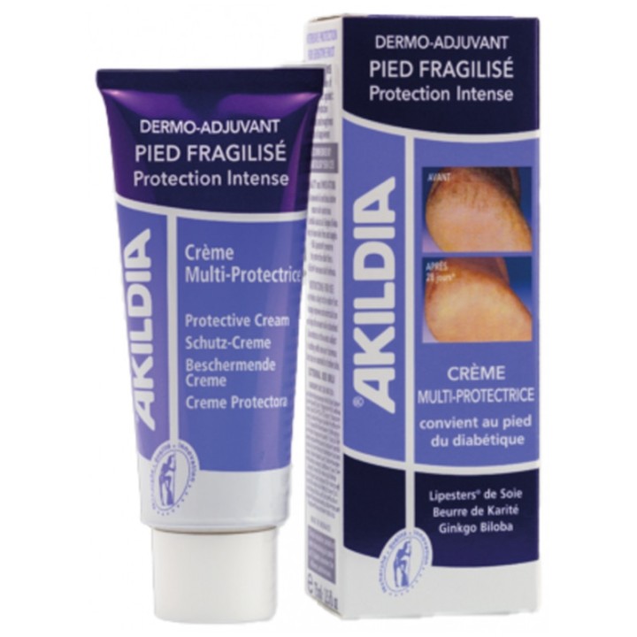 Akildia crème multi-protectrice Pied du diabétique 75ml - IllicoPharma