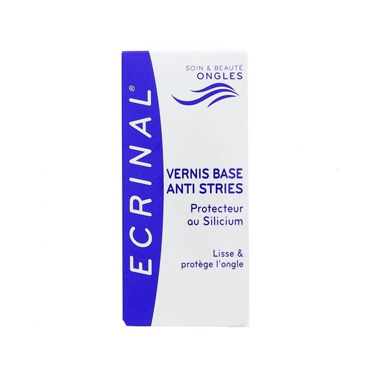 Vernis Base Anti-stries au silicium 10ml - Ecrinal - IllicoPharma