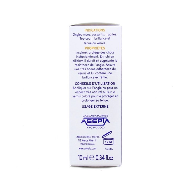 Vernis Durcisseur Brillant Haute Résistance 10ml - Ecrinal - IllicoPharma