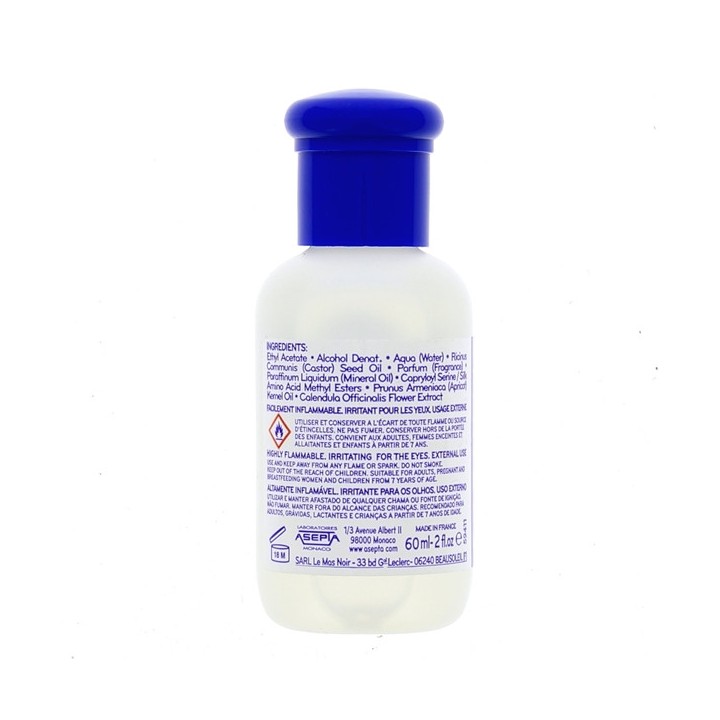 Dissolvant doux au Lipesters de soie 60ml - Ecrinal - IllicoPharma