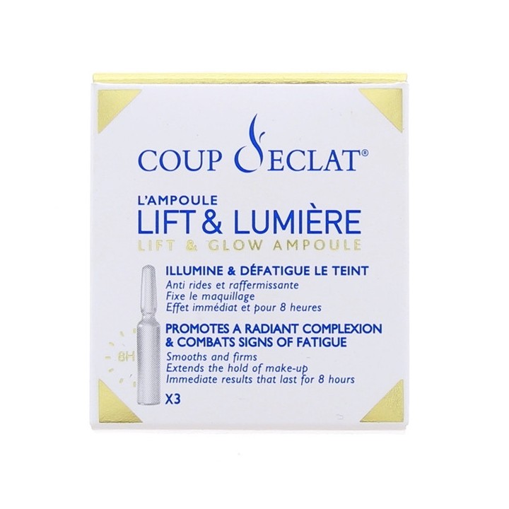 Ampoule Lift et Lumière - 3 ampoules - Coup d'éclat - IllicoPharma