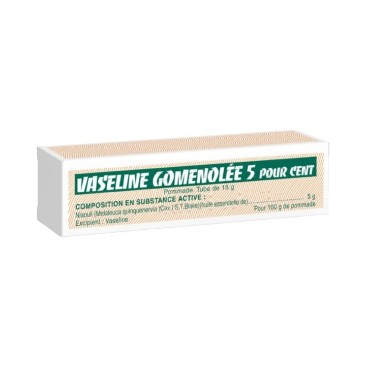 Vaseline Gomenolee 5% 15g, Médicament Rhume - Pharmacie IllicoPharma