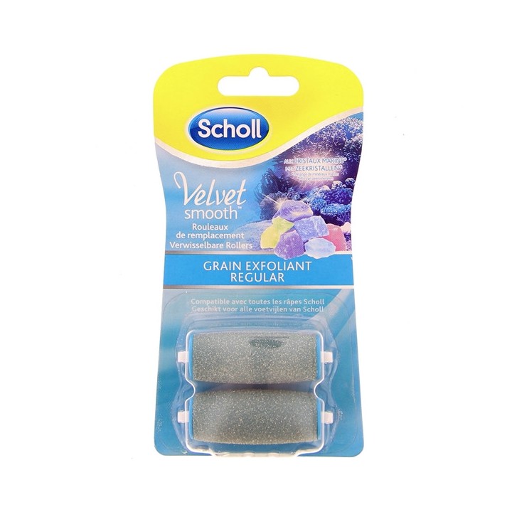 Velvet Smooth Rouleaux de remplacement Exfoliant Regular x2 Scholl - IllicoPharma