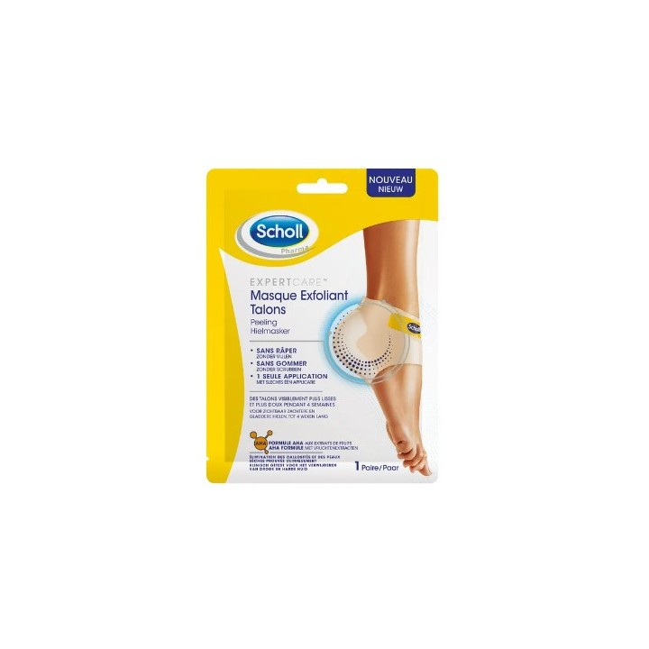 Masque Exfoliant Talon x1 paire - Scholl - IllicoPharma