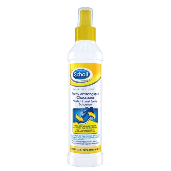 Spray Antifongique Chaussures 250ml - Scholl - IllicoPharma