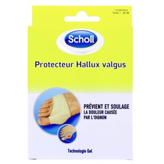 Protecteur Hallux valgus Taille 1 (36-38) - Scholl - IllicoPharma