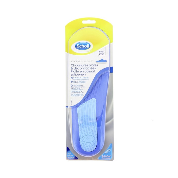 Semelles Chaussures plates & décontractées Taille 2 - Scholl - IllicoPharma