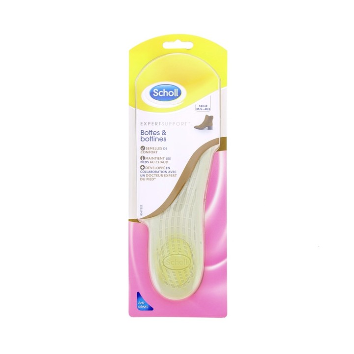 Semelles Bottes & Bottines Taille 35,5 - 40,5 - Scholl - IllicoPharma