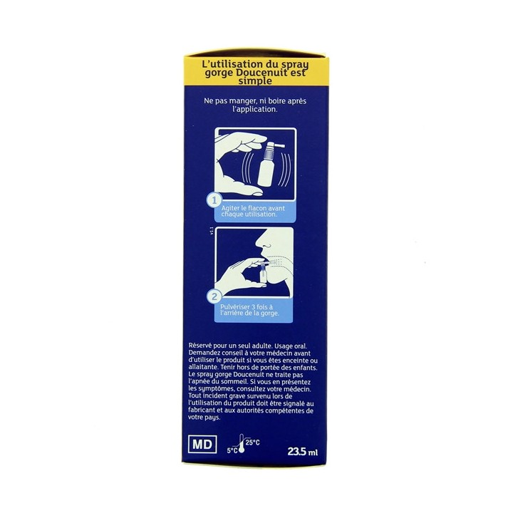 Doucenuit Spray buccal Menthe 23,5ml - Ronflements - e-pharmacie IllicoPharma