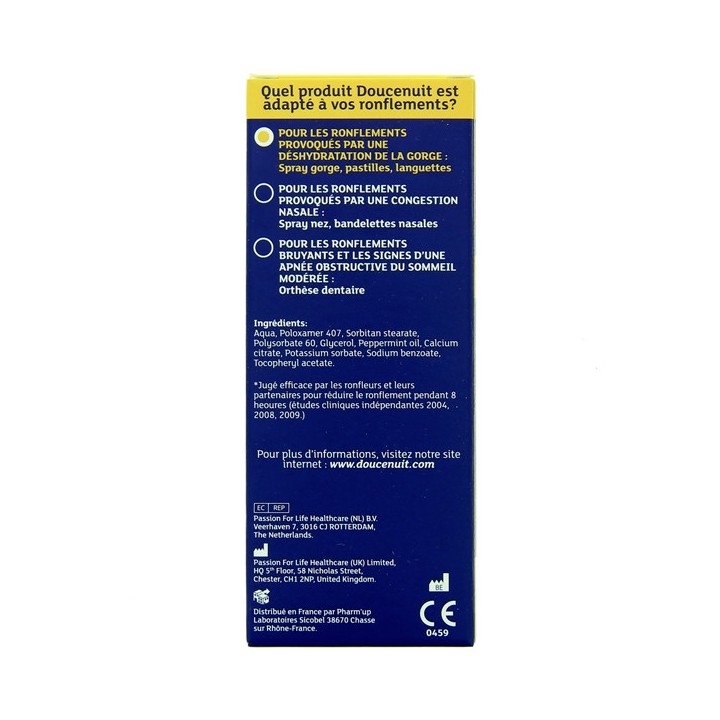 Doucenuit Spray buccal Menthe 23,5ml - Ronflements - e-pharmacie IllicoPharma