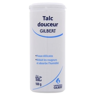 Talc douceur 100g Gilbert