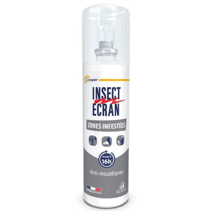Insect Ecran Zones Infestées - 100ml - Cooper - Antimoustiques - IllicoPharma
