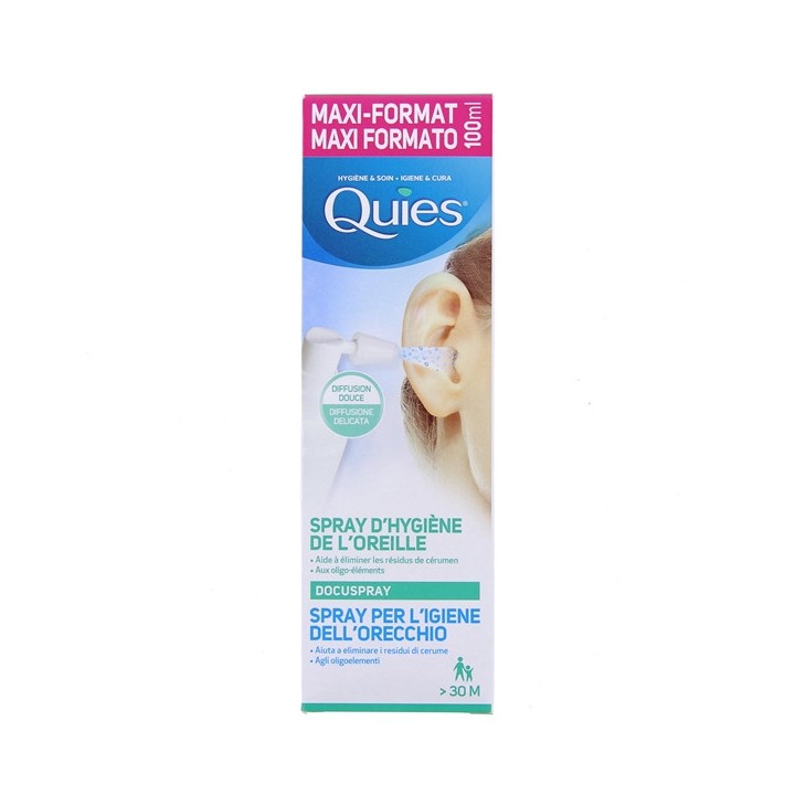 Docuspray Spray d'hygiène de l'oreille 100ml - Quiès - IllicoPharma