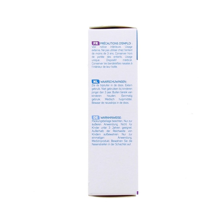 Bandelettes nasales Anti-ronflement Taille L - 24 bandelettes - Quiès - IllicoPharma