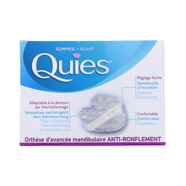 Orthèse d'avancée mandibulaire Anti-ronflement - Quiès - IllicoPharma