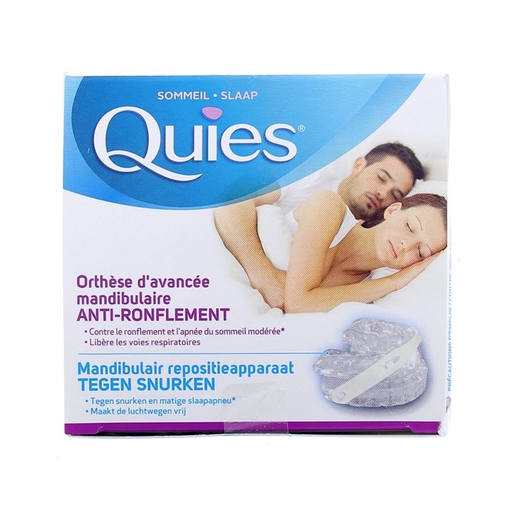 Orthèse d'avancée mandibulaire Anti-ronflement - Quiès - IllicoPharma