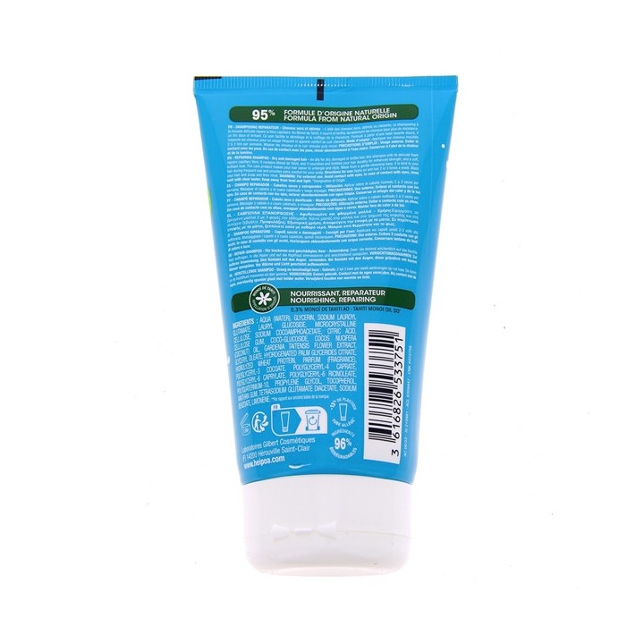 Shampooing Réparateur Monoï de Tahiti 150ml - Hei Poa - IllicoPharma