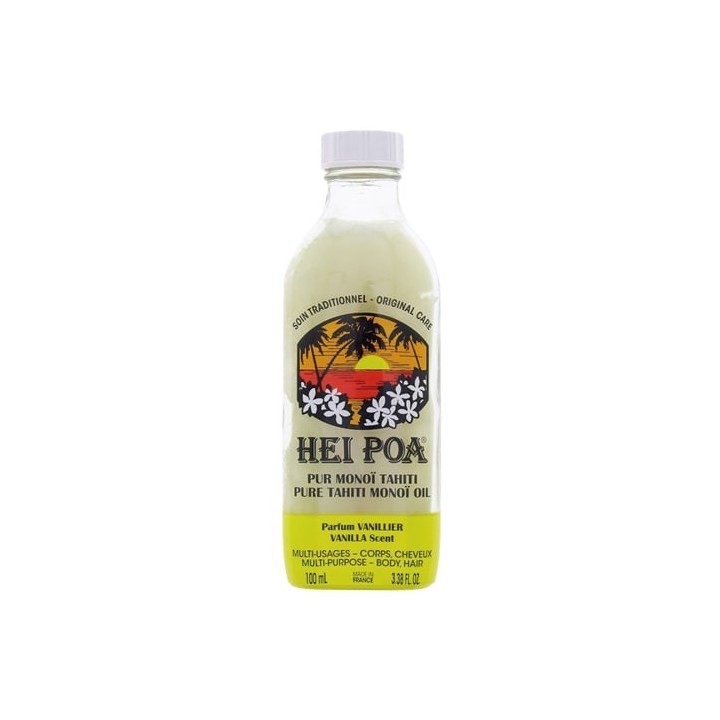 Pur Monoï Tahiti Parfum Vanille 100ml - Hei Poa - IllicoPharma