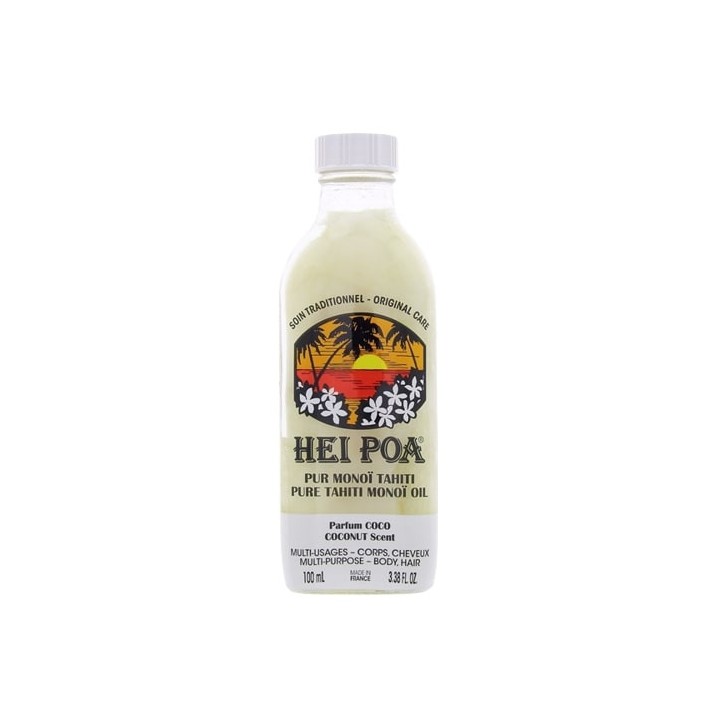 Pur Monoï Tahiti Parfum coco 100ml - Hei Poa - IllicoPharma