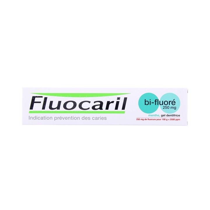 Dentifrice Bi-fluoré 250mg Gel 125ml - Fluocaril - IllicoPharma