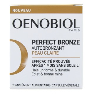 Oenobiol Perfect Bronze Autobronzant Peau claire - 30 capsules - IllicoPharma