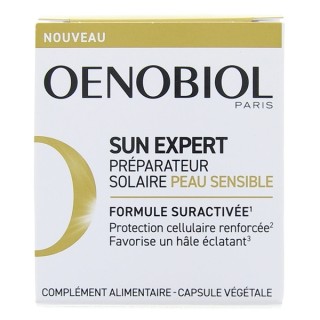 Oenobiol Sun Expert Préparateur Solaire Peau sensible - 30 capsules - IllicoPharma