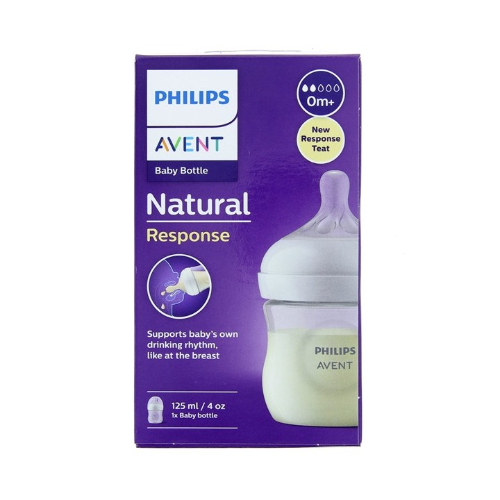 Biberon Natural Response 0m+ 125ml - Avent - IllicoPharma