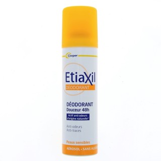 Déo Aérosol Douceur 48h Peaux sensibles 150ml - Etiaxil - IllicoPharma