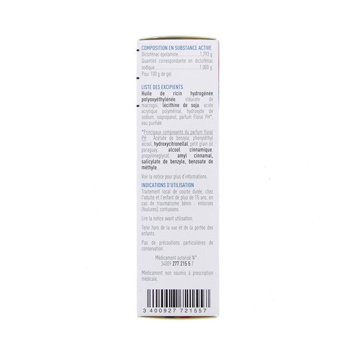 Flector Effigel 1% flacon 50g - IllicoPharma